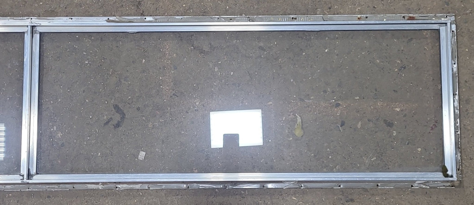 Used Silver Square Non Opening Window: 78 5/8