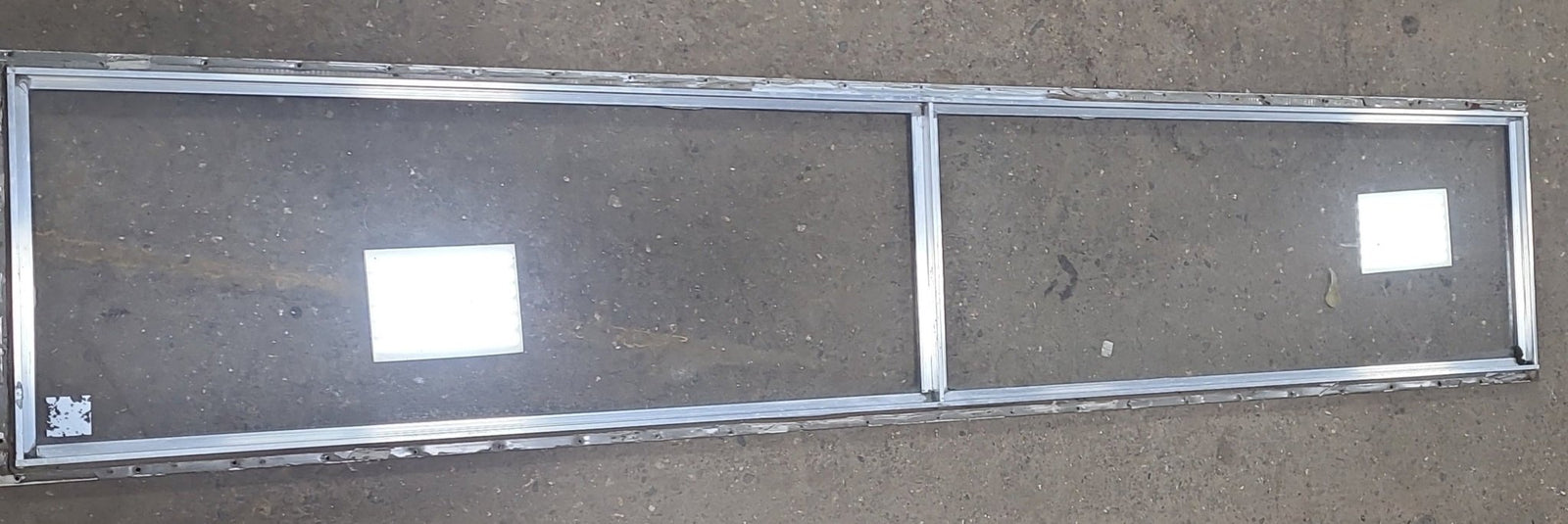 Used Silver Square Non Opening Window: 78 5/8