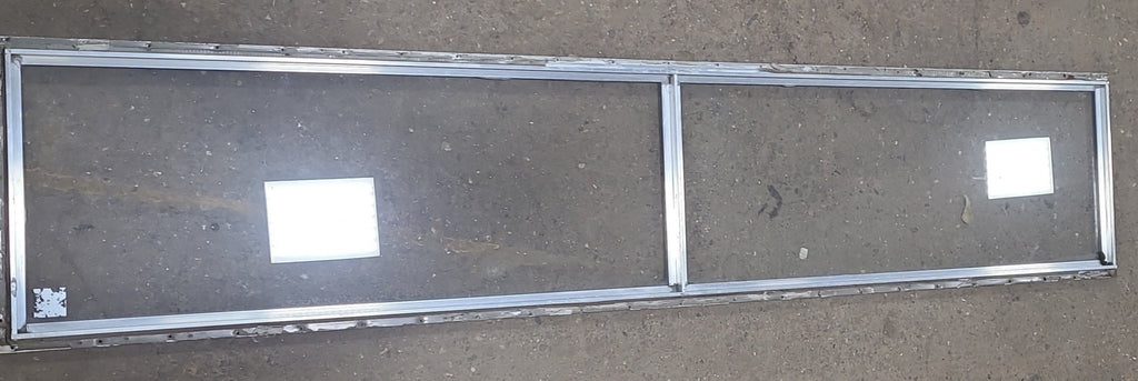 Used Silver Square Non Opening Window: 78 5/8" X 14 3/4" X 3/4" D - Young Farts RV Parts