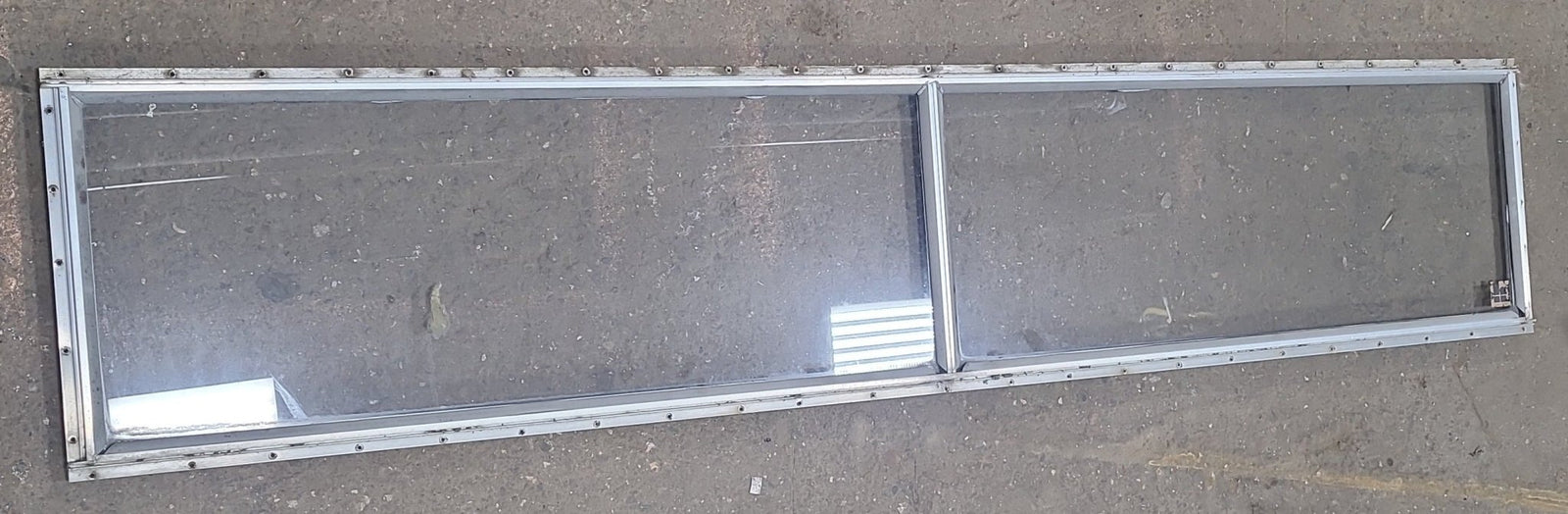 Used Silver Square Non Opening Window: 78 5/8