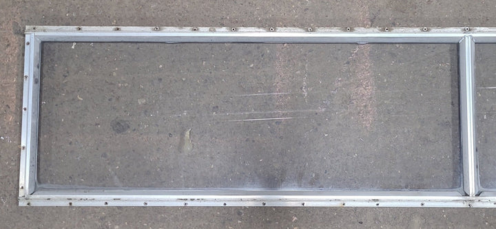 Used Silver Square Non Opening Window: 78 5/8" X 14 3/4" X 3/4" D - Young Farts RV Parts