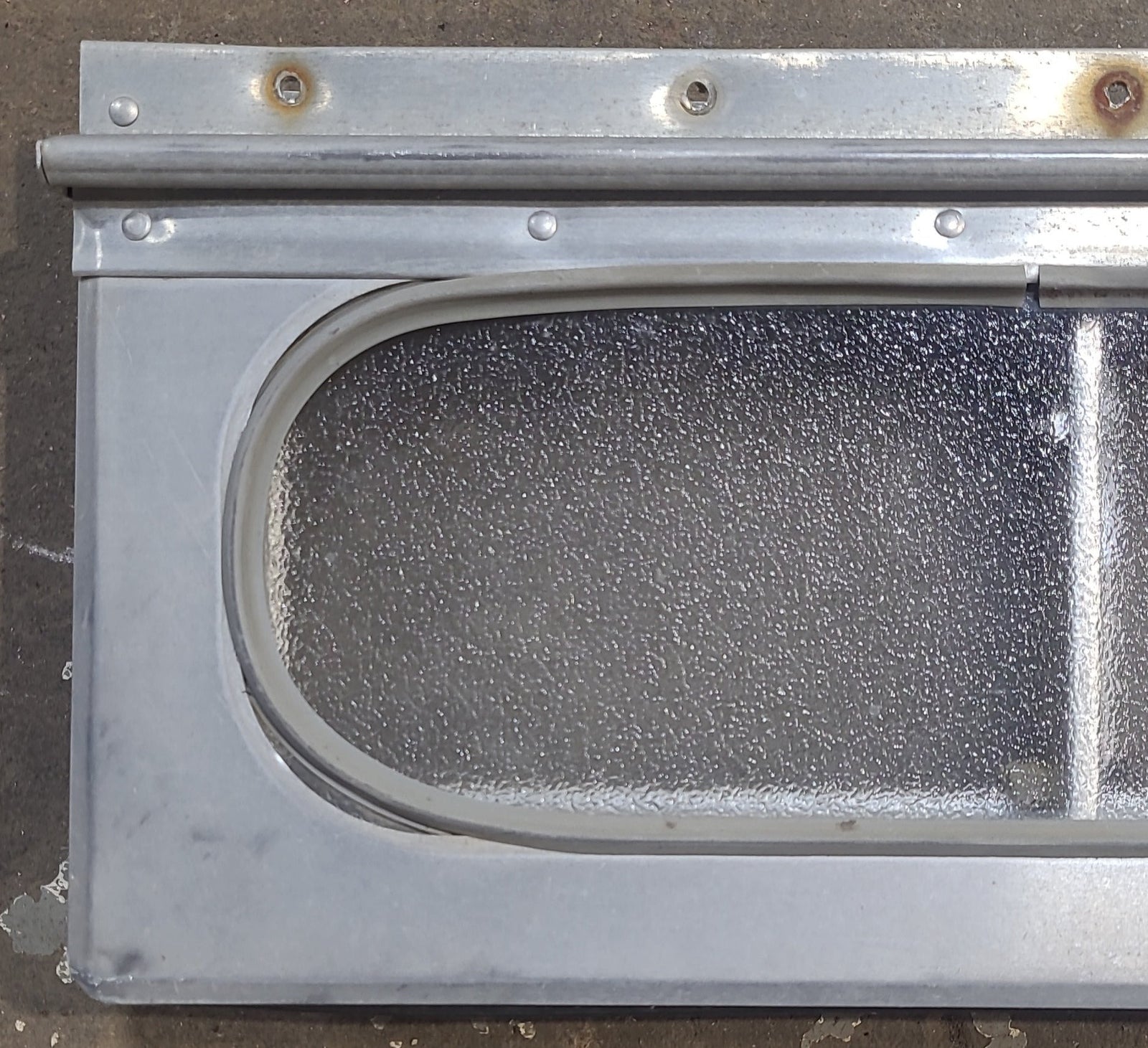 Used Silver Square Opening Window: 14 1/4