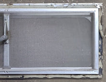 Load image into Gallery viewer, Used Silver Square Opening Window: 24&quot; W x 8 1/2&quot; H x 3/4&quot; D - Young Farts RV Parts