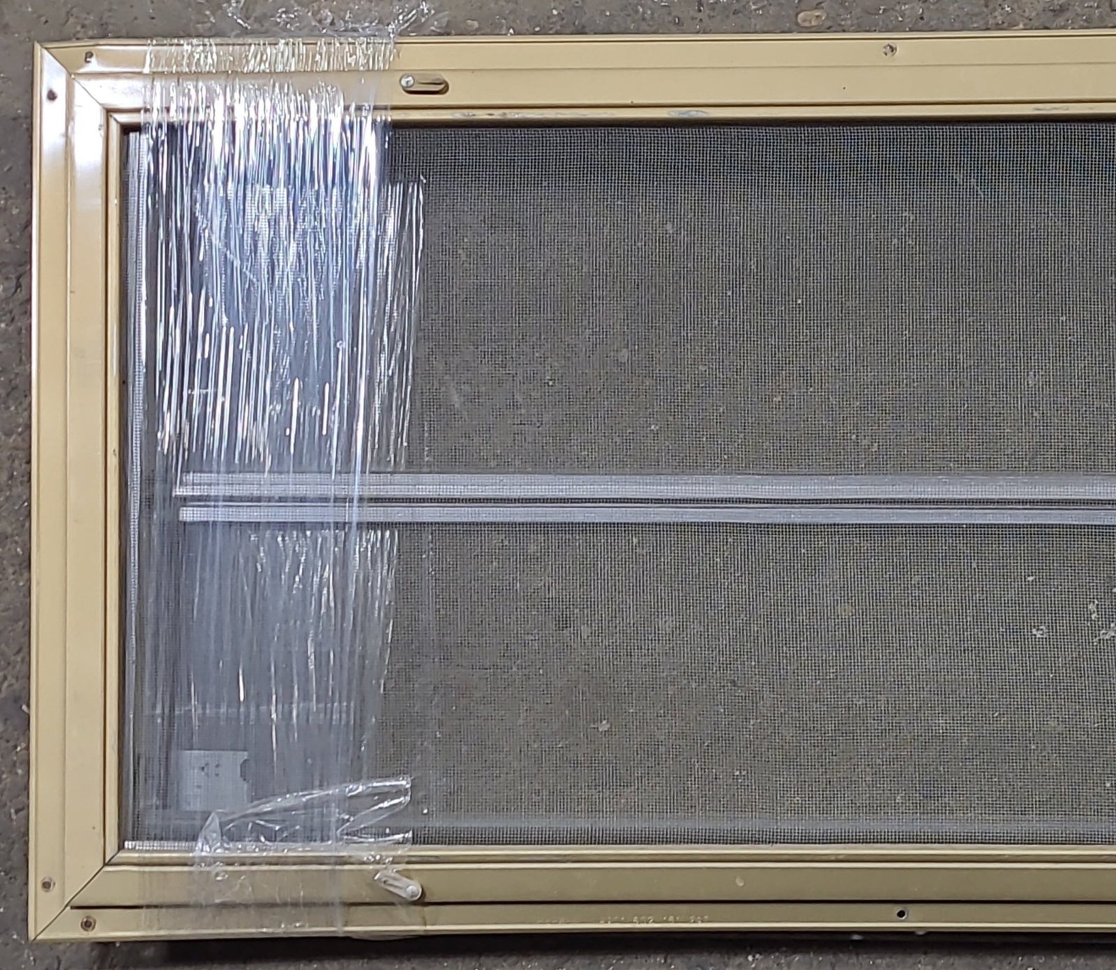 Used Silver Square Opening Window: 29 5/8