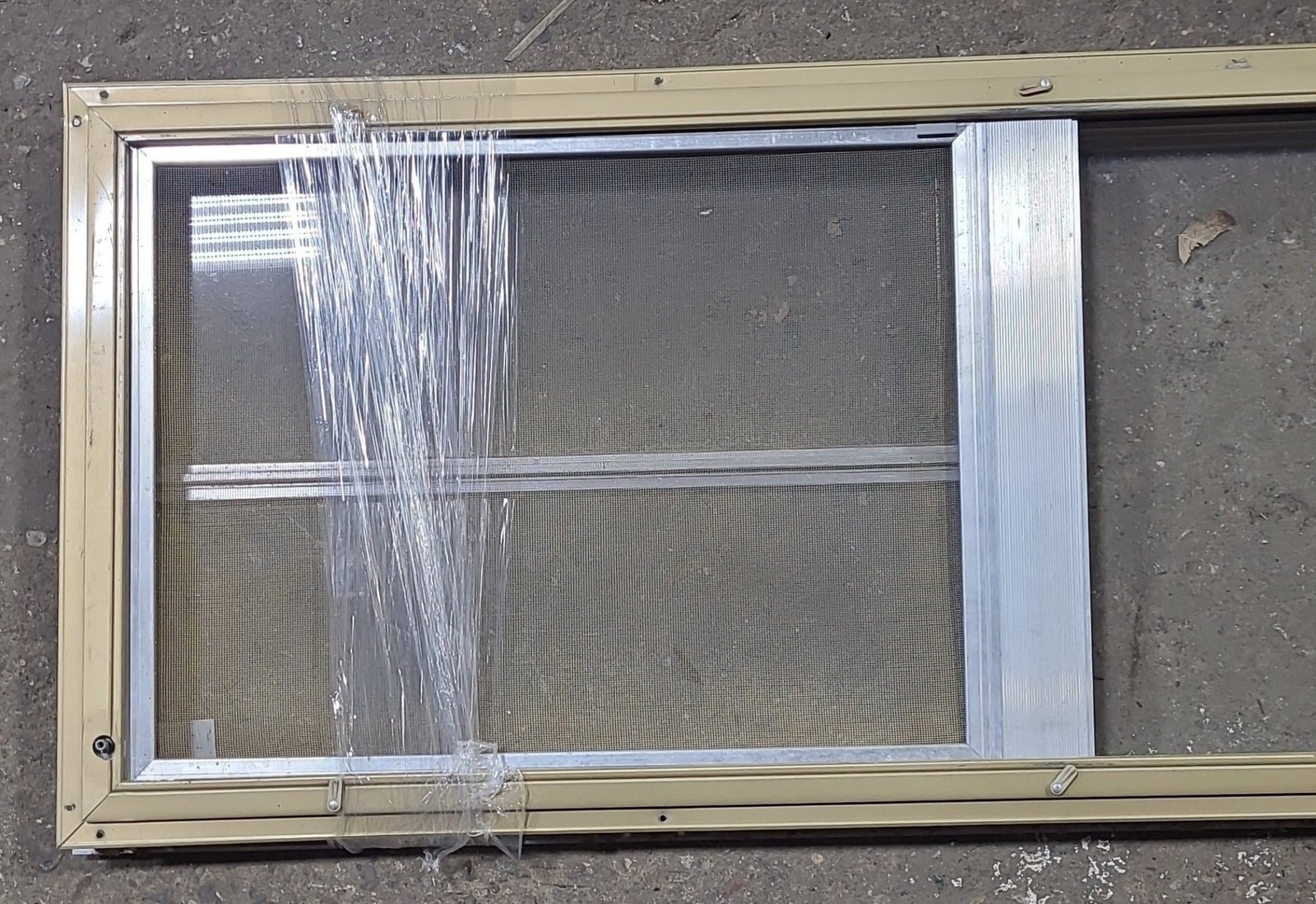 Used Silver Square Opening Window: 47 3/4