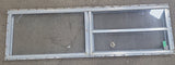Used Silver Square Opening Window: 59 3/4
