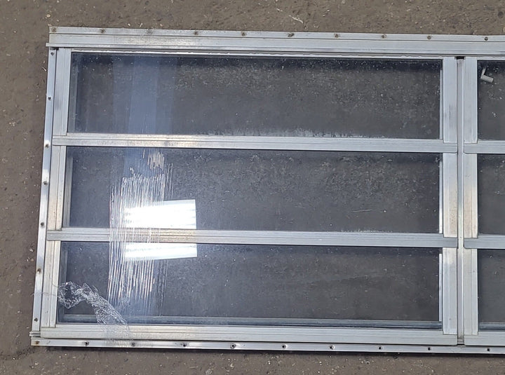 Used Silver Square Opening Window: 59 3/4" X 21 3/4" X 1 3/8" D - Young Farts RV Parts