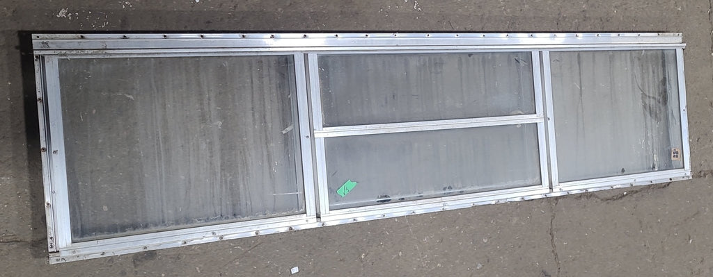 Used Silver Square Opening Window: 77 3/4" X 17 3/4" X 1 1/2" D - Young Farts RV Parts