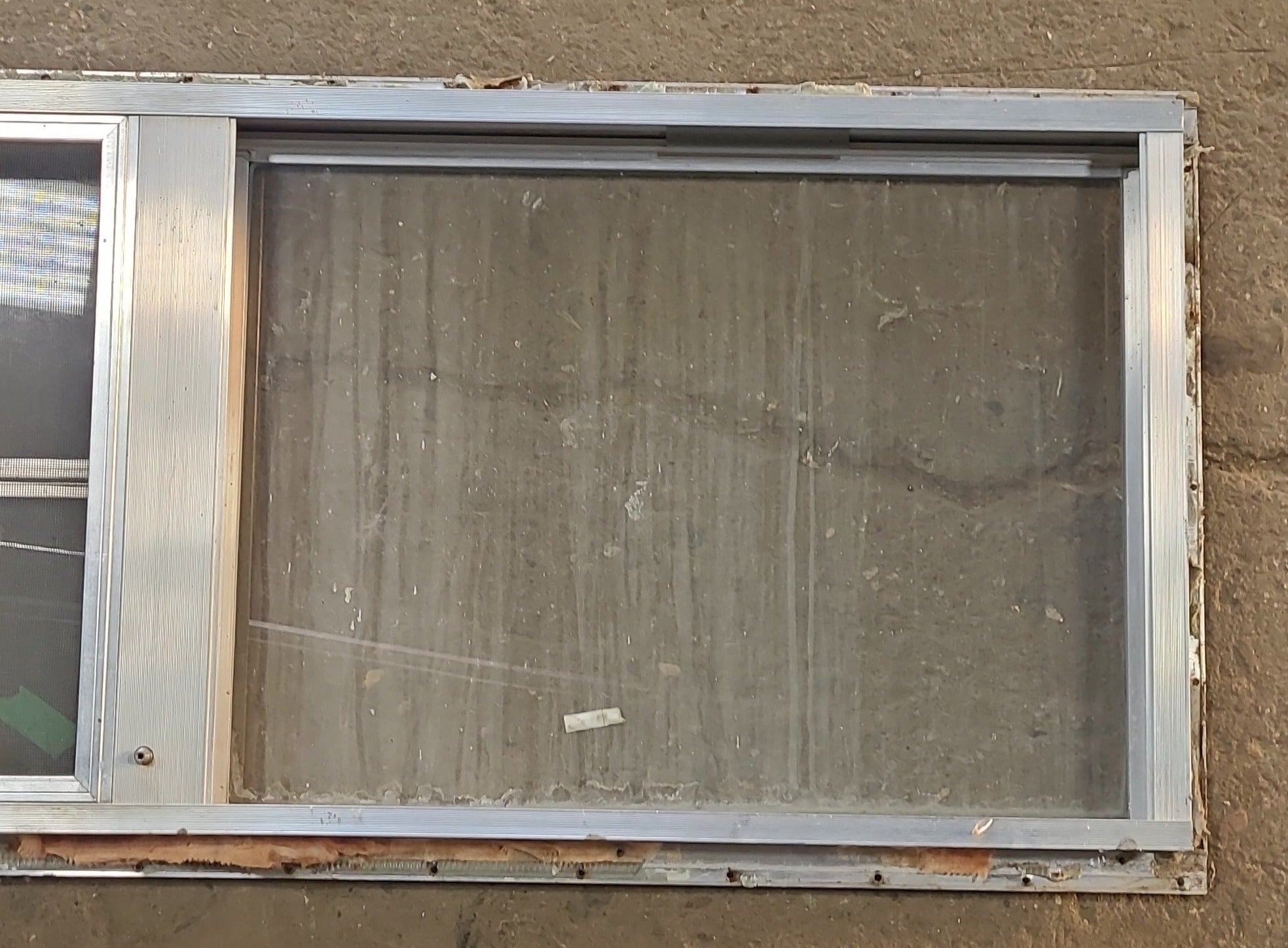 Used Silver Square Opening Window: 77 3/4" X 17 3/4" X 1 1/2" D - Young Farts RV Parts