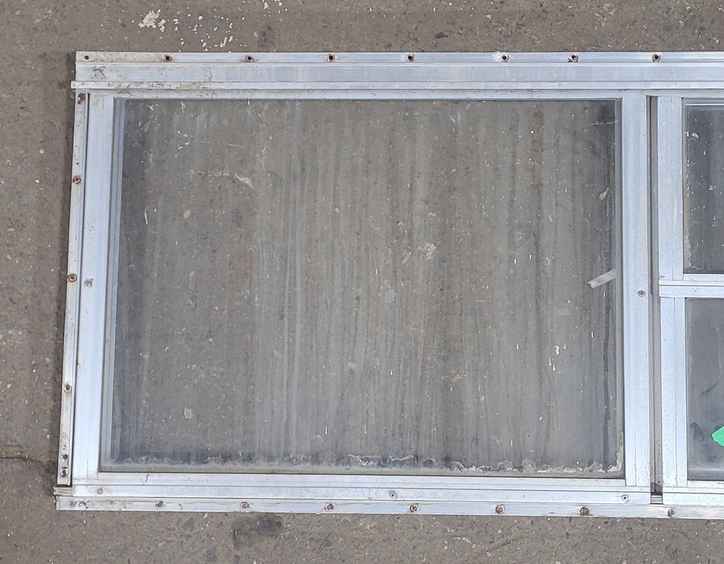 Used Silver Square Opening Window: 77 3/4" X 17 3/4" X 1 1/2" D - Young Farts RV Parts