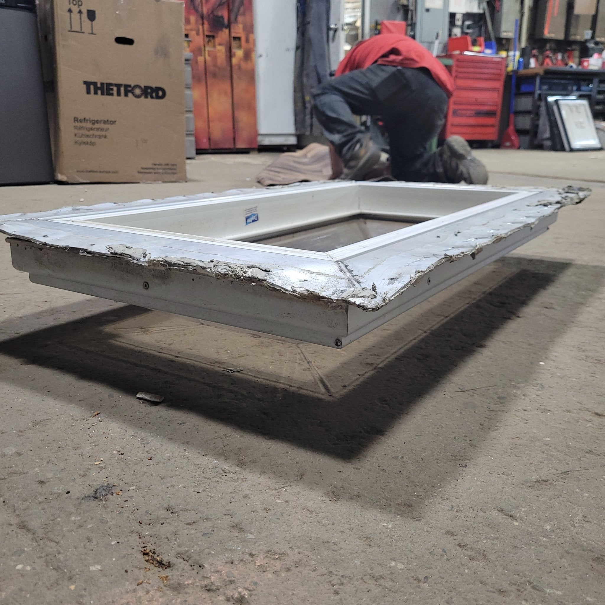 Used Skylight 39 1/2" X 23 1/2" (with inner skylight) - Young Farts RV Parts