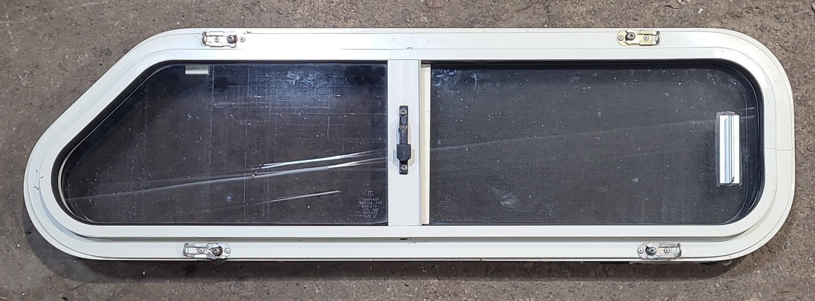 Used Slanted Black Radius Opening Window : 32