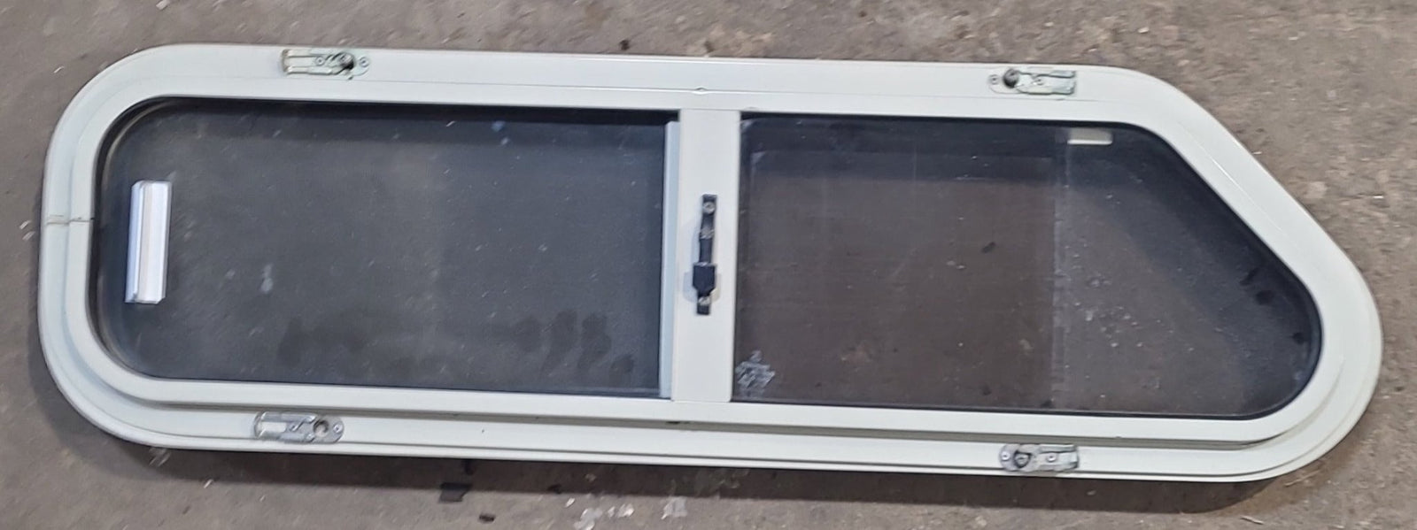 Used Slanted Black Radius Opening Window : 32