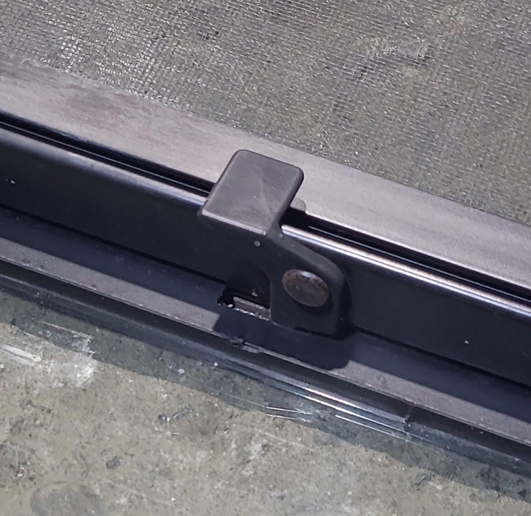 Used Slanted Black Radius Opening Window : 37 3/4