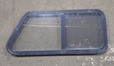 Used Slanted Black Radius Opening Window : 41 3/4