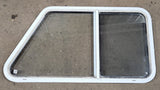 Used Slanted White Radius Opening Window : 21 1/2