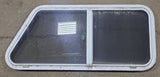 Used Slanted White Radius Opening Window : 41 3/4