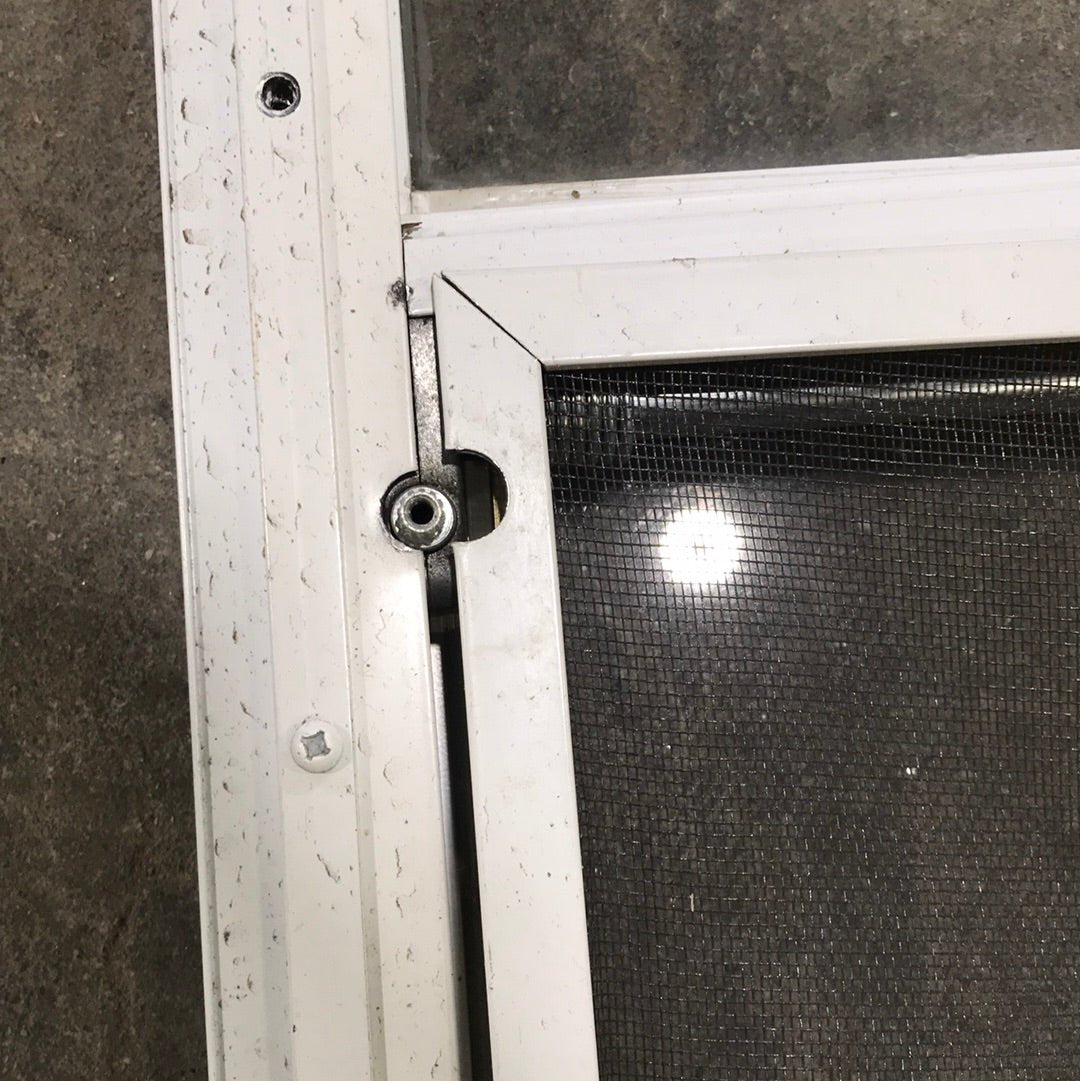 Used Slanted White Radius Opening Window : 47