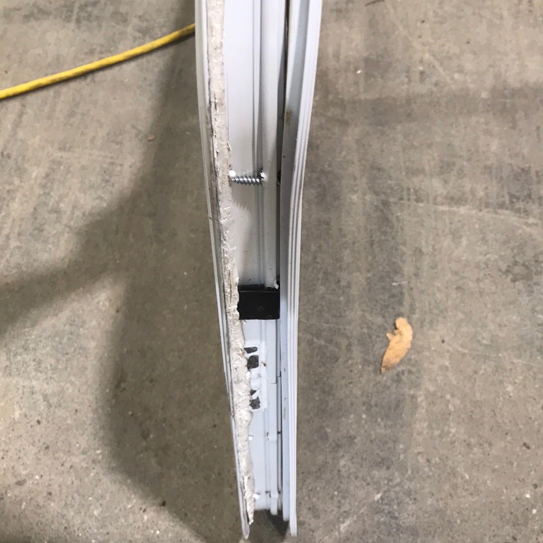 Used Slanted White Radius Opening Window : 47