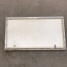 Load image into Gallery viewer, Used Square Corner cargo door 35 1/2&quot; W x 19 3/4&quot; H x 3/4&quot;D - Young Farts RV Parts