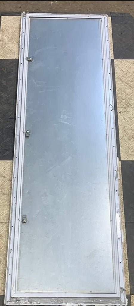 Used Square Corner Cargo Door 59 3/4" x 16 3/4" X 1/2" D - Young Farts RV Parts