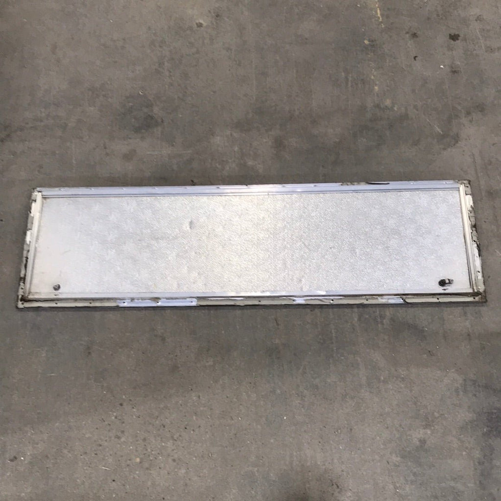 Used Square Corner Cargo Door 59 3/4" x 16 3/4" X 3/4" D - Young Farts RV Parts