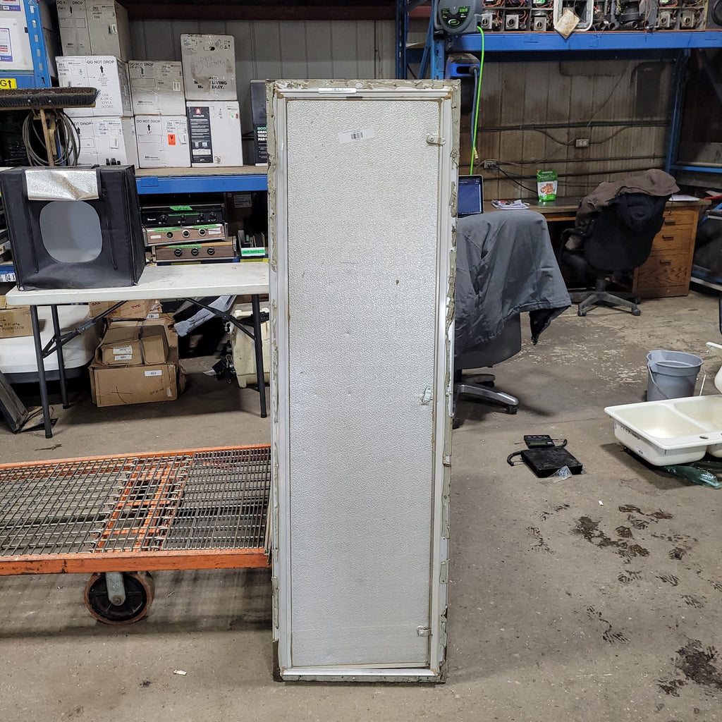 Used Square Corner Cargo Door 59" x 16 1/2" X 3/4" D - Young Farts RV Parts