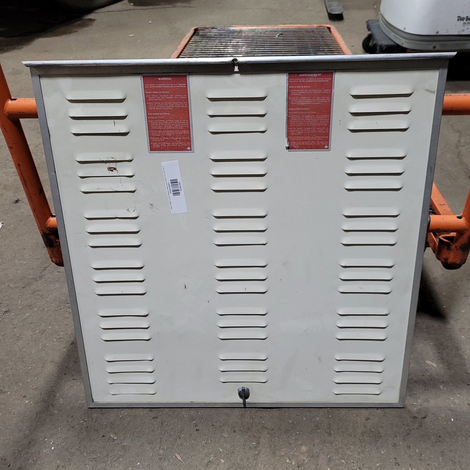Used Square Corner Propane Cargo Door 24 3/4