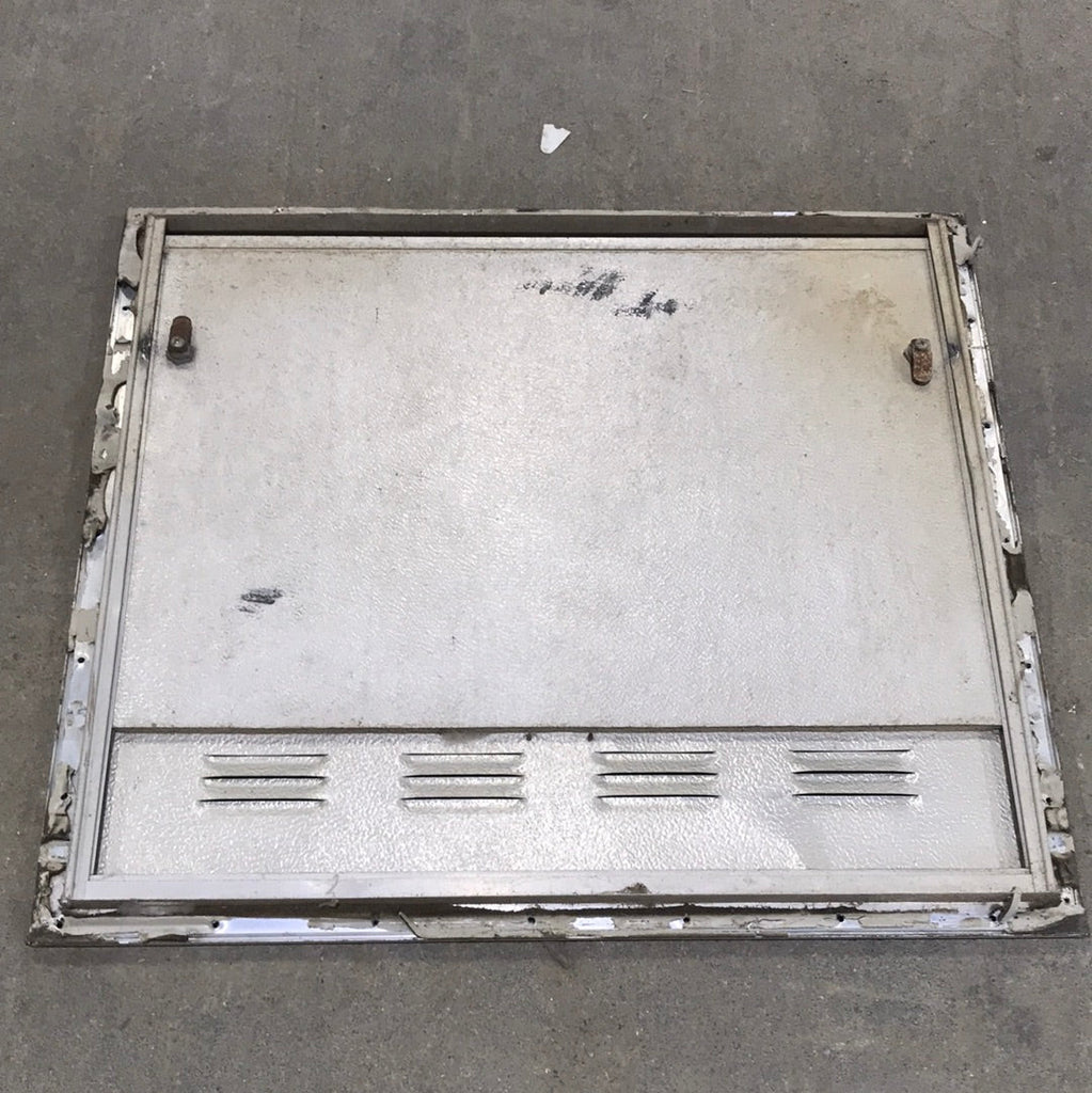USED Square Corner Propane door 29 3/4" W x 25 1/4" H x 1" D - Young Farts RV Parts