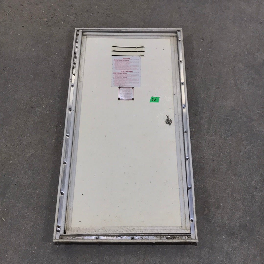 Used Square Corner Propane door 30 1/4