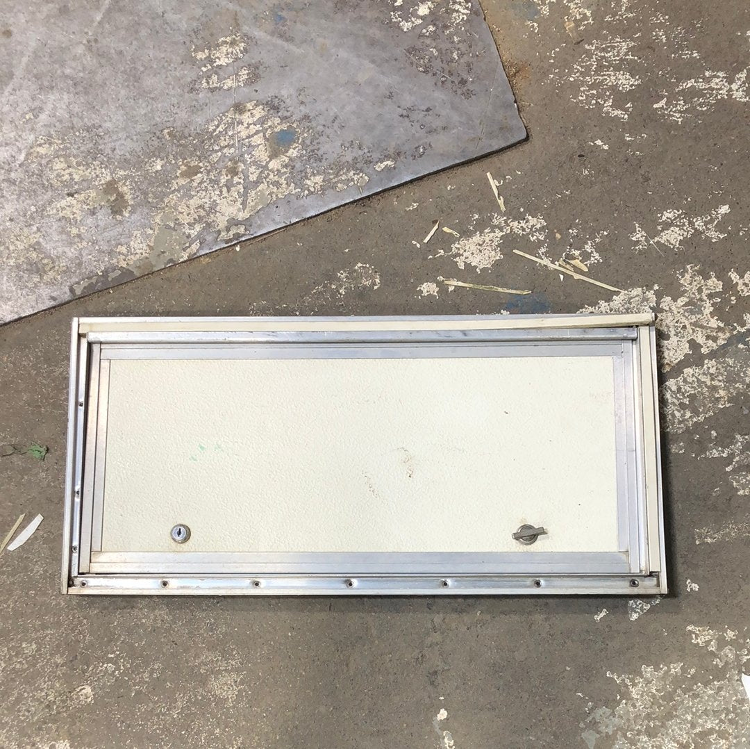 Used Square Cornered Cargo Door 23 3/4 x 10 1/2 - Young Farts RV Parts