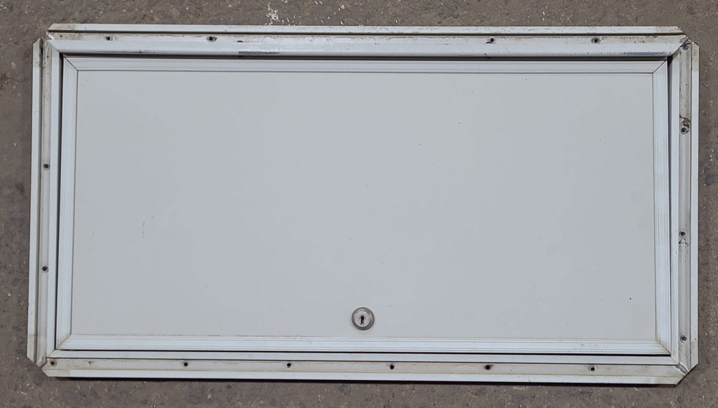 Used Square Cornered Cargo Door 23 3/4" x 11 3/4" x 5/8" - Young Farts RV Parts