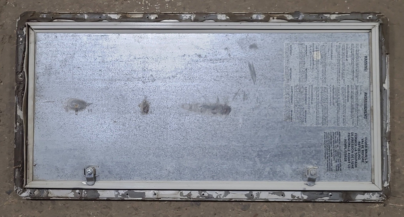 Used Square Cornered Cargo Door 29 1/4