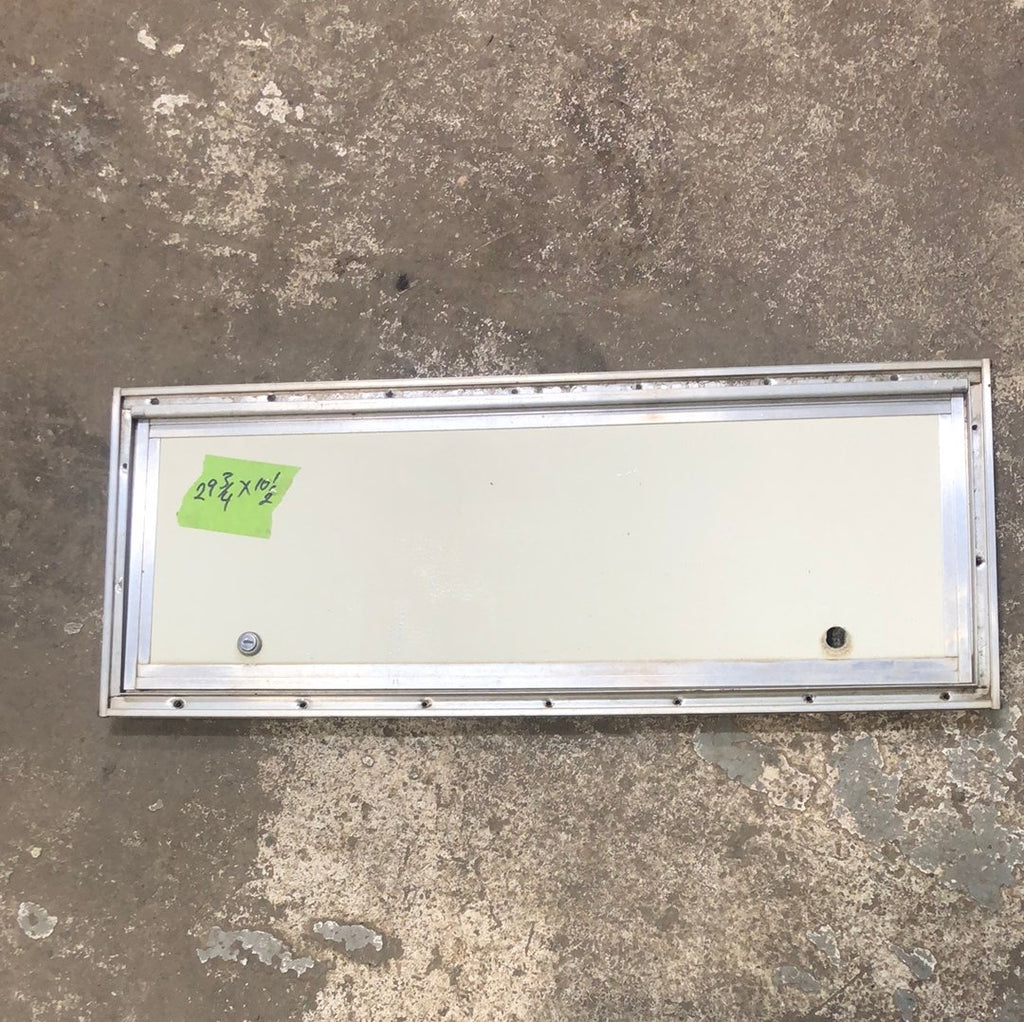 Used Square Cornered Cargo Door 29 3/4 x 10 1/2 - Young Farts RV Parts