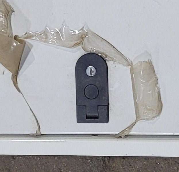 Used Square Cornered Entertainment Compartment with Cargo Door - Young Farts RV Parts