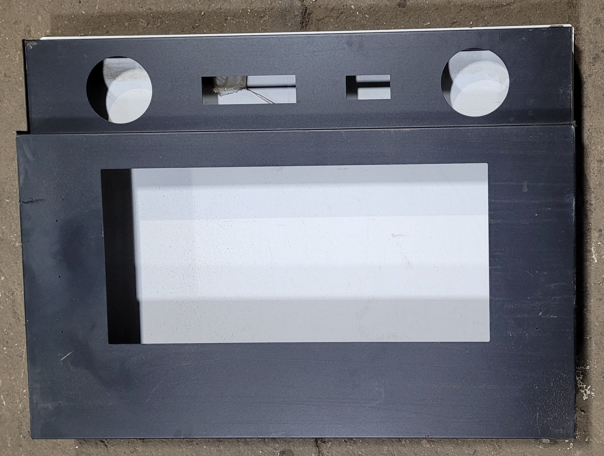 Used Square Cornered Entertainment Compartment with Cargo Door - Young Farts RV Parts