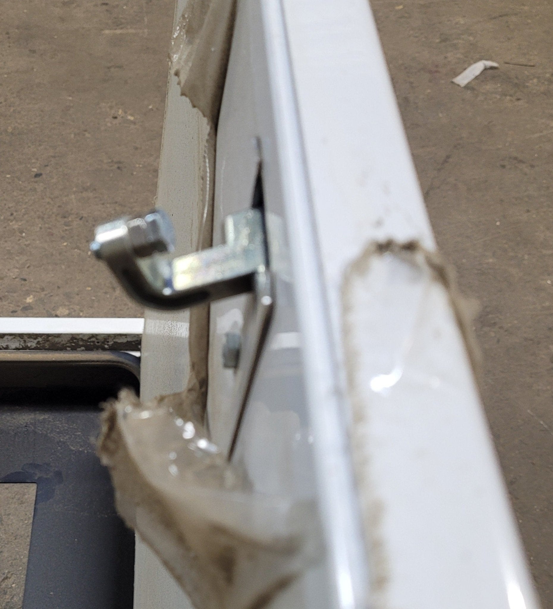 Used Square Cornered Entertainment Compartment with Cargo Door - Young Farts RV Parts