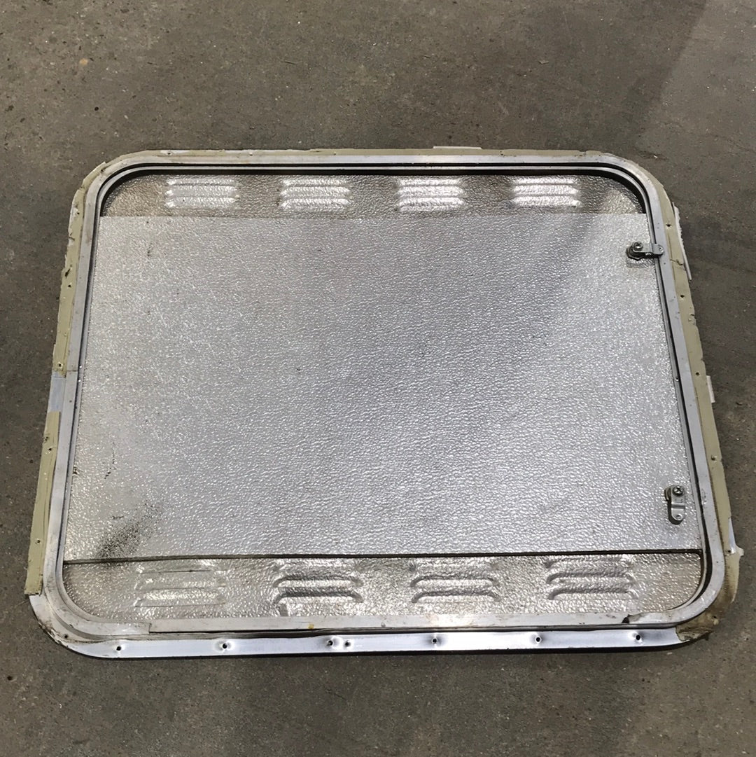 Used Square Cornered Propane cargo Door 30 1/2