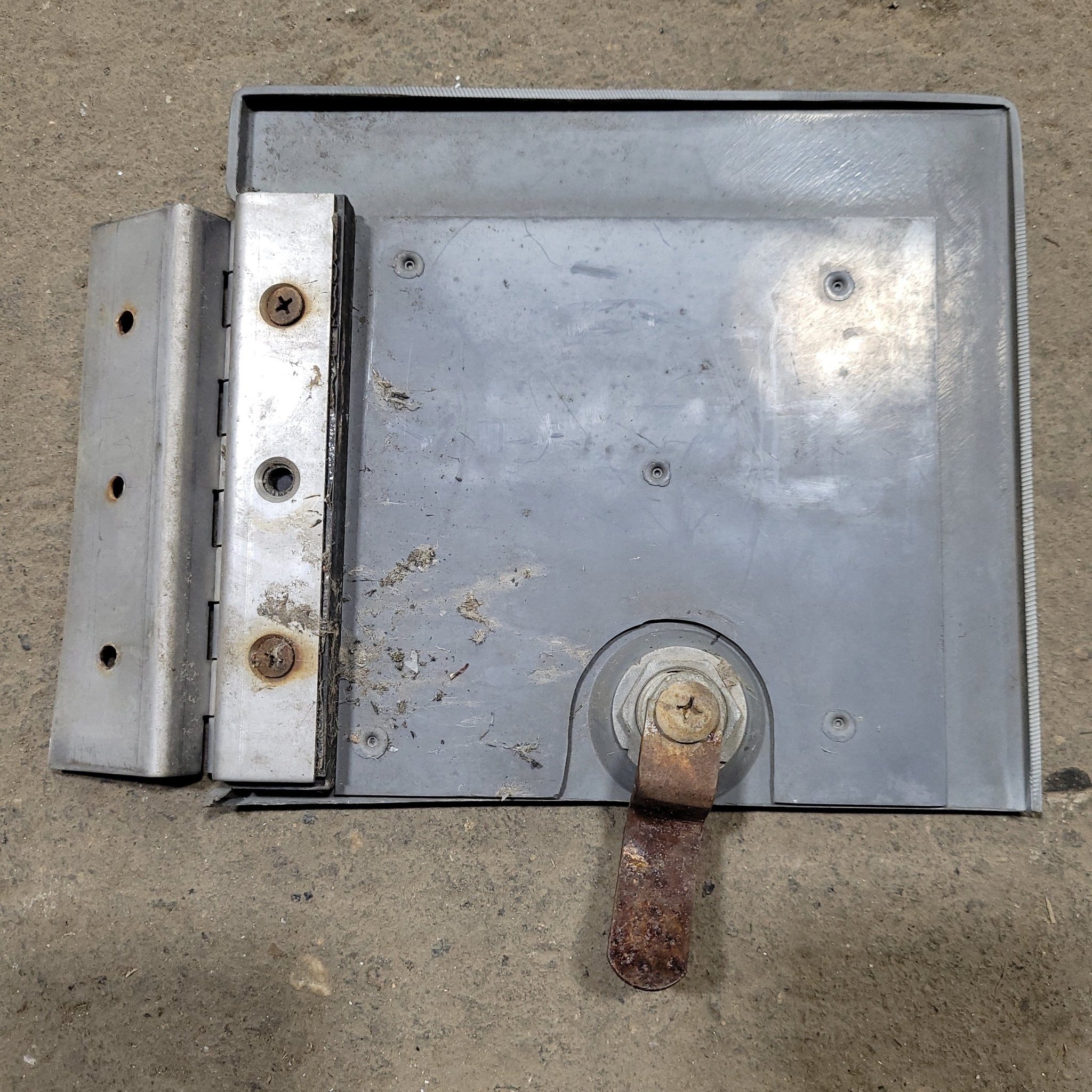 Used Square Locking Gas Access Door - Young Farts RV Parts