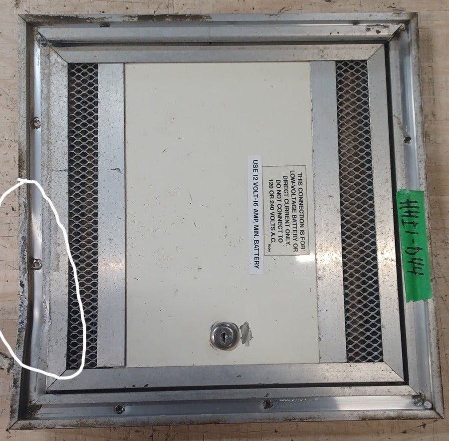 Used Squared Cornered Battery/Propane Cargo Door 11 3/4