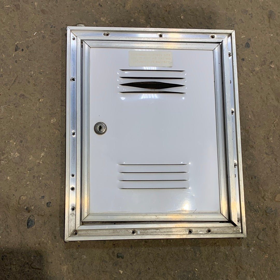Used Squared Cornered Battery/Propane Cargo Door 13 3/4