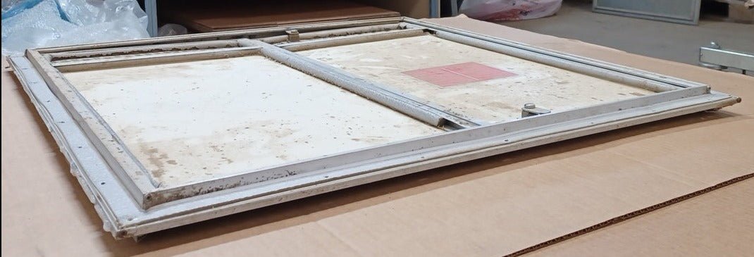 Used Squared Cornered Battery/Propane Cargo Door 27 5/8