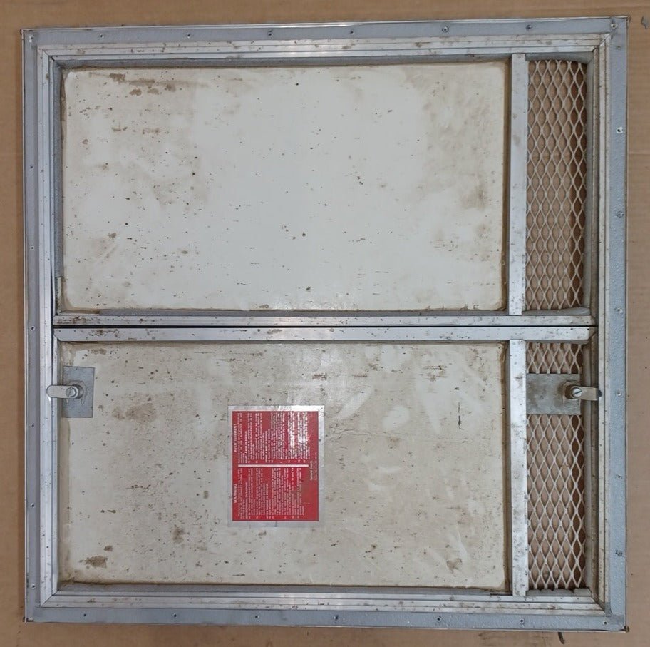 Used Squared Cornered Battery/Propane Cargo Door 27 5/8