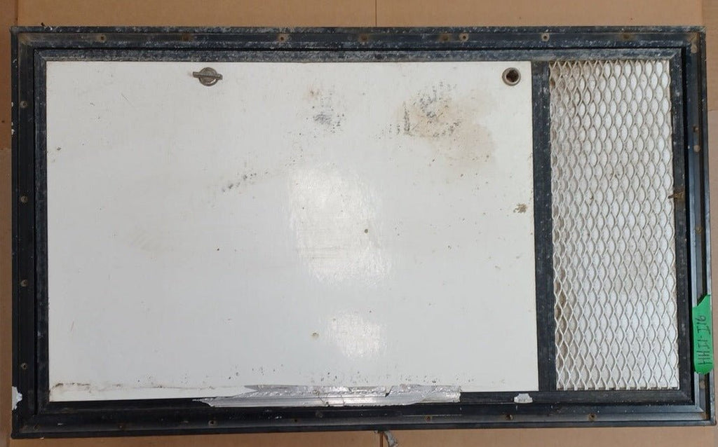 Used Squared Cornered Cargo Door 31 3/4" x 17 3/4" x 5/8"D - Young Farts RV Parts