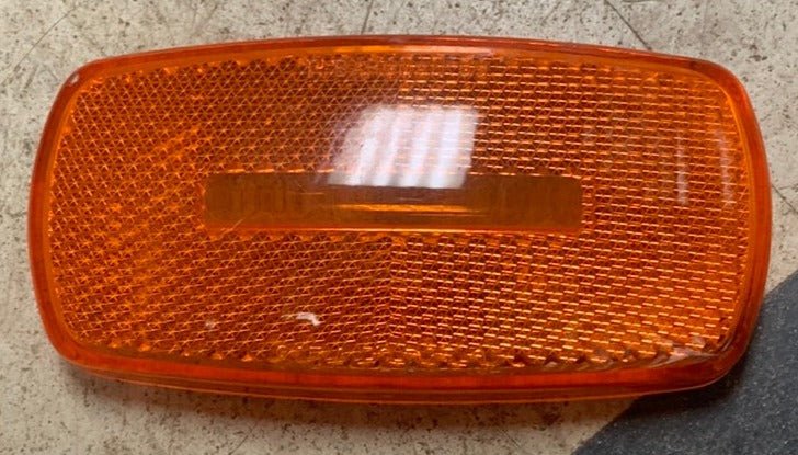 Used T. Bargman 59 | SAE-A-P2-DOT-02 Replacement Lens for Marker Light | Amber - Young Farts RV Parts