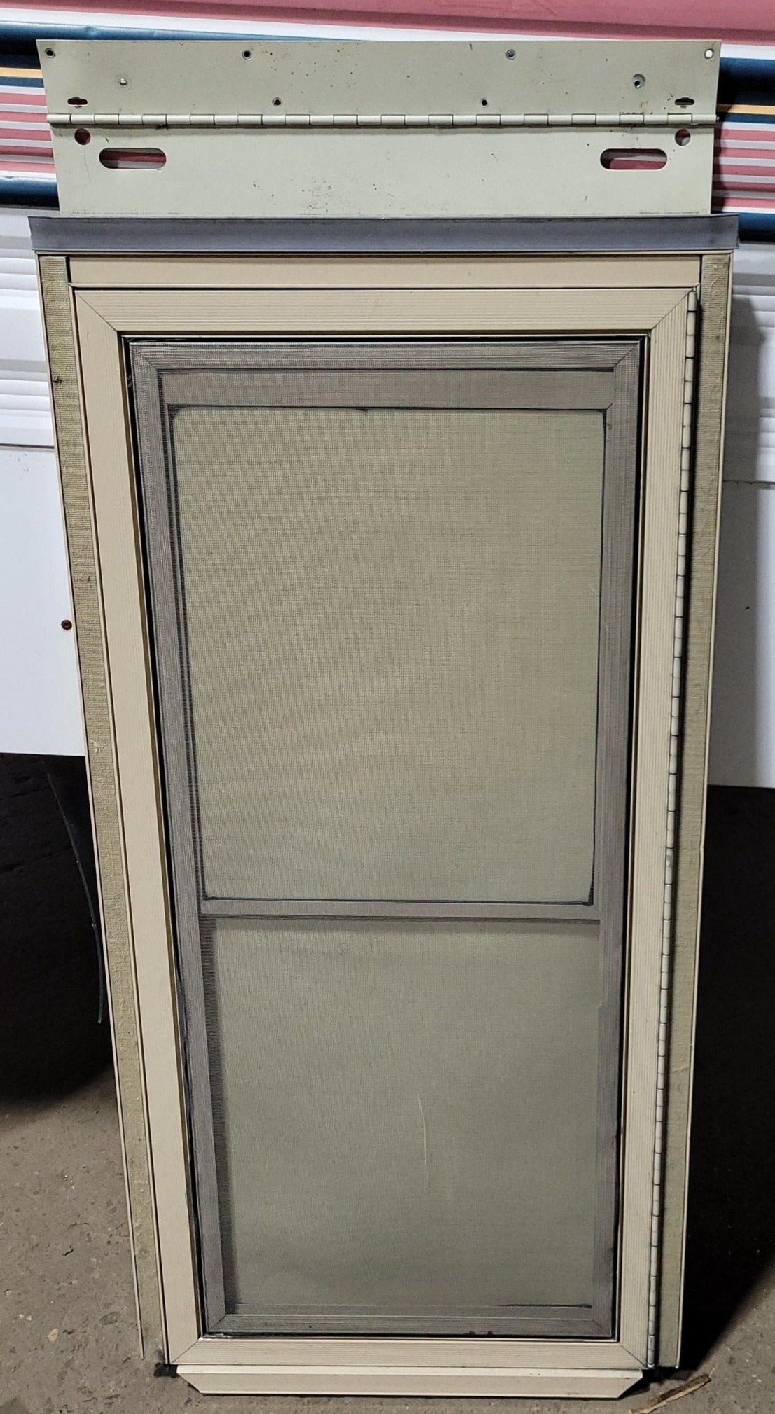 Used Tent Trailer Square Entry Door 22 1/4