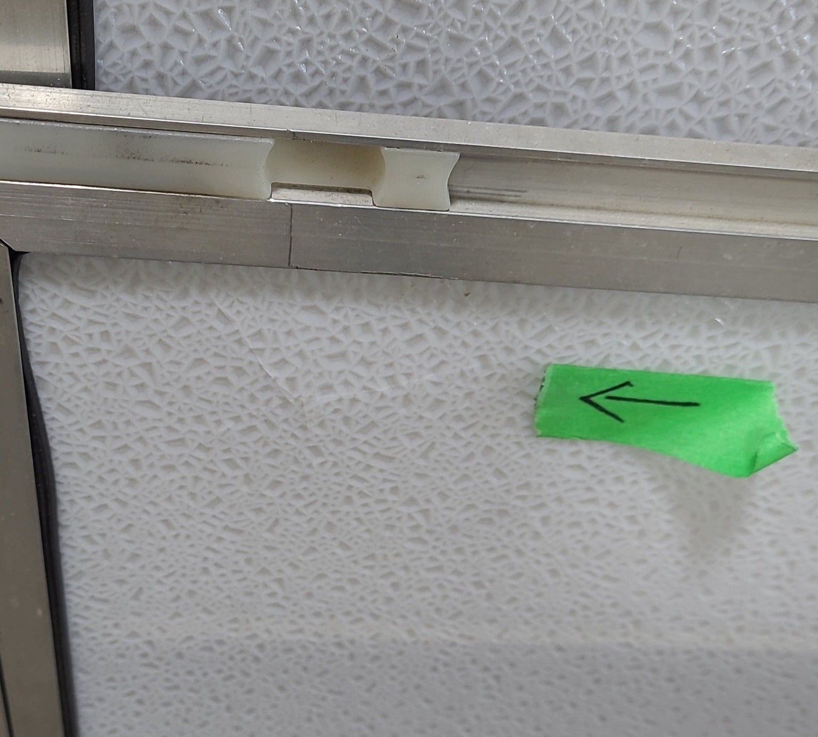 Used Tent Trailer Square Entry Door 22