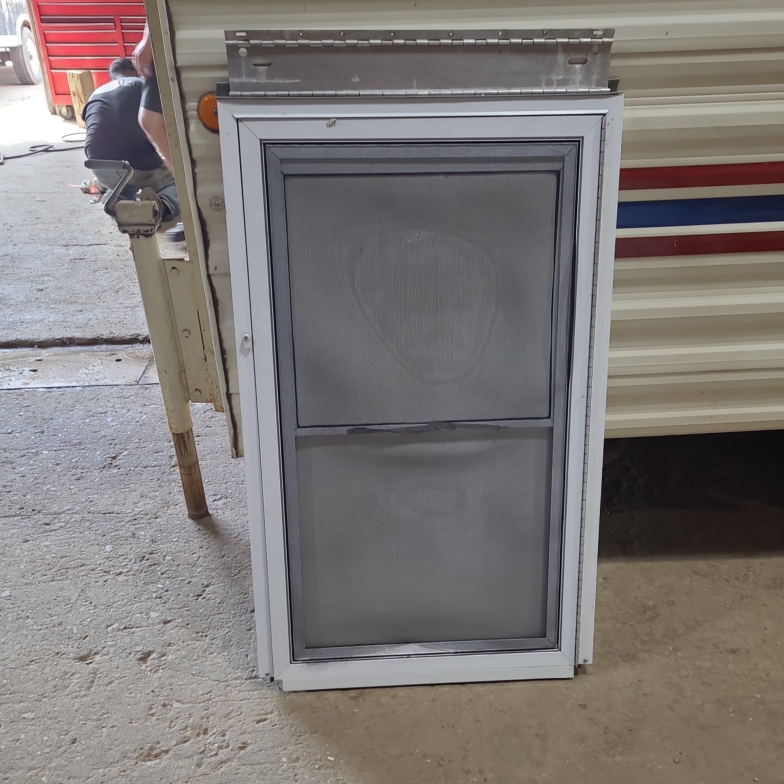 Used Tent Trailer Square Entry Door 26