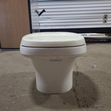 Used Thetford 24919 AQUA MAGIC IV Toilet - Hand Flush, Low Profile, White