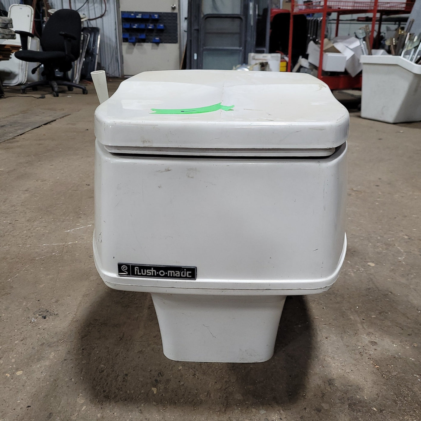 Used Toilet Complete Retro/ Vintage FlushOMatic Model 303 Young
